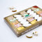 Coffret Assortiments De Calissons et De Nougats Tendres arômes pistache framboise citron orange vanille café de Montélimar 275 Gr