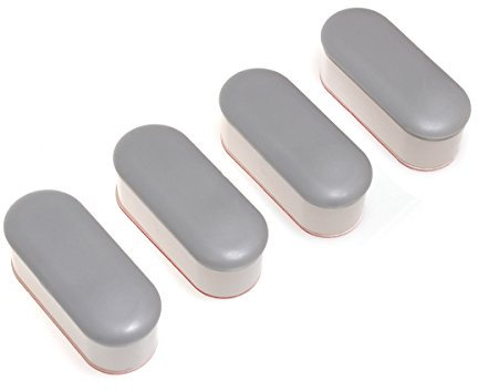 LUXE Bidet Toilet seat Bumper kit Stoßstangenset für WC-Sitz, ABS, Weiß