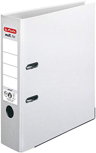 Herlitz Ordner maX.file protect A4 8cm weiß 5 Stk