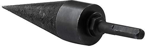 Chiloskit Holzspalter, Schraube, dreieckiger Schaft, Holzspaltung, elektrische Hammerbohrer, Spaltkegel, Brennholz, Kupfer (38 mm/1,5 Zoll)