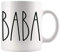 Baba Kaffeetasse, Baba-Geschenke für Weihnachten, Geburtstag, Muttertag, Vatertag, Familien-Kaffeetasse – 325 ml