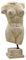 Generic Torso nackte weibliche Körperkunst, griechische Statue, Skulptur, Hartputz, 45 cm, Beige