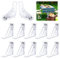 20 Pcs Tischdeckenhalter Tischdeckenklammer Klar Tischdecke Klammer Kunststoff Tischdeckenklammer Tischplatten Tuch Klammer für Innen- und Außenbereich Hochzeiten Familienessen Party Restaurant