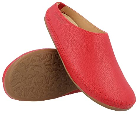 HAFLINGER Softino Softi Basico Lederpantoffeln Hausschuhe Ballerina im schlichten Design