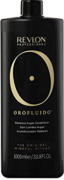 REVLON PROFESSIONAL Orofluido Radiance Argan Conditioner, 1000 ml, feuchtigkeitsspendende, glättende Haarspülung mit Arganöl, Haarpflege für Reparatur, Glanz & Geschmeidigkeit, vegan