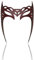 AENEY 2022 Wanda Maximoff Headpiece aus PU-Leder Scarlet Witch Headpiece Crown Halloween Cosplay Party Maskerade Maske Kostüm Requisiten (Scarlet Witch Crown, C)