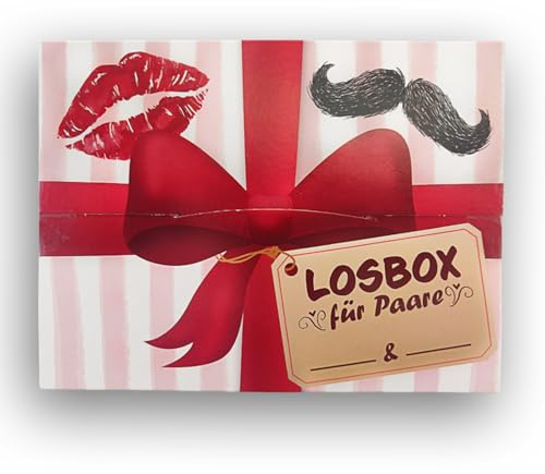 Losbox für Paare mit 50 Losen - das Spiel für Verliebte