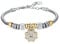 Luca Barra Damen-Armband aus Stahl mit Kleeblatt aus Edelstahl IP Gold mit BIA-Kristallen. Die Referenz ist BK2337., Hypoallergener Stahl