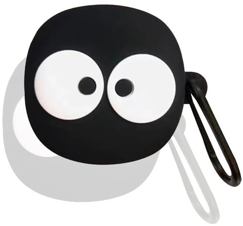 Acadeny Silicone Cover Compatibile per xiaomi redmi buds 4 lite,[Supporta la ricarica wireless] [Custodia protettiva antiurto] Simpatico cartone 3D big eyes