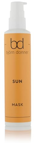 Björn Donner Sun Mask – Feuchtigkeitsspendende Haarmaske für trockenes, sonnengestresstes & stumpfes Haar, revitalisierend, vegan, 200 ml