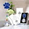 Dog Memorial Gifts for Loss of Dog, Pet Paw Print Sympathy Gifts Crystal Window Suncatcher,Dog Remembrance Gift Sun Catcher, Pet Passing Away Loss Rainbow Maker Gifts (Double sided blue)