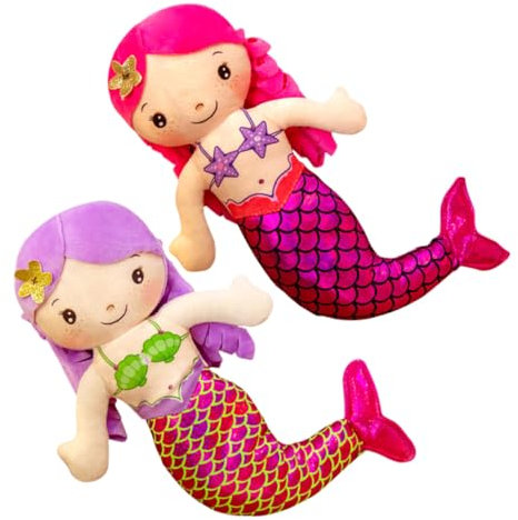 Cabilock 2St Quagsire Plüsch Schmuck kinder Puppen kinderpuppe Spielzeug für Mädchen Prinzessin Spielzeug Meerjungfrau-Stoffpuppen Meerjungfrau-Spielzeug Karikatur Geschenk