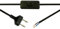 Interruttore bipolare 2 m.cavo 2 A/250 V.N.