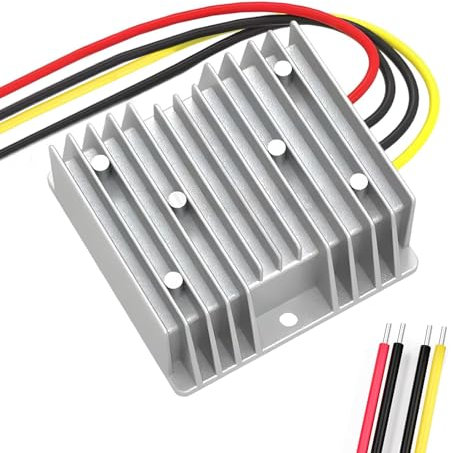 DC Spannungswandler,12 V auf 24 V Aufwärtswandler,10A 240W DC Wasserdichter Spannungsregler mit Mehreren Schutzfunktionen,für Fahrzeuge,Sicherheitssysteme,LED-Lichtleisten,Step Down Converter