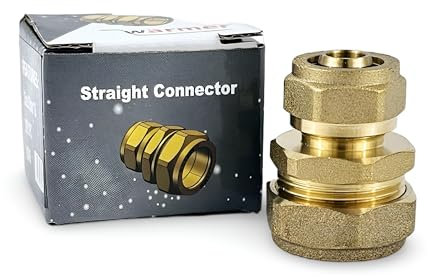 Adapter Reducer for Plastic Pipe to Copper Pipe (16mm Plastic x 22mm Copper)