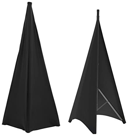 Mikinona 2pcs Speaker Holder Covers Tripod Stand Cover Monitor Stand Stage Tool