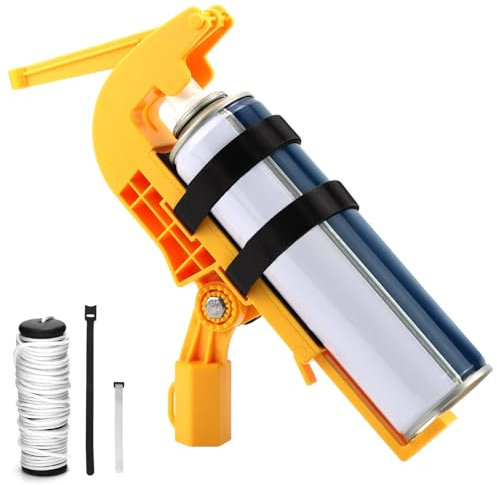 QWORK® Spraydosen Verlängerungsstangen Adapter, Einstellbarer Sprühdosen Verlängerung, für Wespenspray und Aerosolprodukte