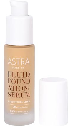 Astra Fluid Foundation Serum, multifunktionales Foundationsserum (03-MEDIUM, 19 ml)