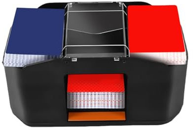 Wpsagek Automatischer Spielkartenmischer,Automatische Kartenmischmaschine | Geräuscharmer Kartenmischer,Schnelle Poker-Mischmaschine, leiser USB-Lade-Spielkartenmischer für Poker