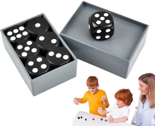 Set di 6 dadi obbedienti con struttura robusta | Miraclee Close Up Novità divertente giocattolo performance gioco dadi | Trucco di dadi mago per matrimoni, funzioni aziendali e serate di gioco