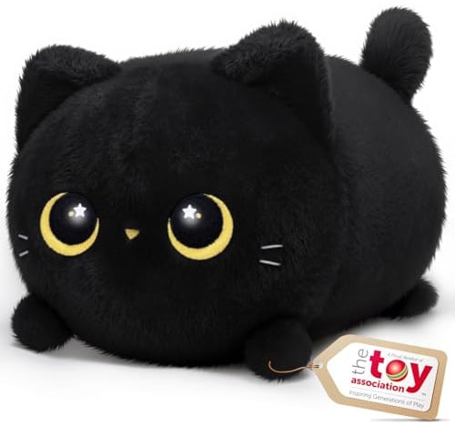 Mewaii Katze Kuscheltier, Weiches süßes Plüschtier, 40 cm | Katzen-Design, Waschbar, Kuschelig, Zimmerdeko, Tischdeko, Perfektes Kuschelkissen Geschenk für Kinder und Teenager