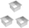 Zerodeko 3 Piezas Vertedero De Basura Seco Contenedores Pequeños Colador Mueble De Cocina Tapón Del Fregadero Estante Cubo De Basura De Cocina Cocinas Acero Inoxidable Silver