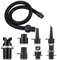 Pump Adapter & Air Hose Kit for Inflatable Boat, SUP Paddle Board, Kayak – Electric Air Pump Extension Tube with 7 Valve Nozzles – Replacement Accessories for Inflatable Tent, Raft, Pool, Water Sports