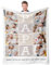 Easycosy personalisierte Decken für Paare Geschenke Benutzerdefinierte Bild, Foto Decke für Freundin Frauen Männer zum Geburtstag Anniversay Vatertagsgeschenk für Papa