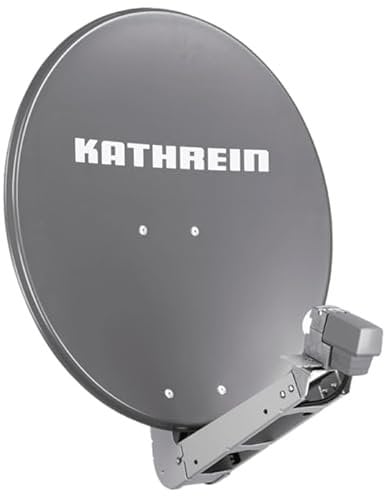 Kathrein CAS 70gr Single Set bestehend aus Sat-Antenne CAS 60 Graphit + LNB UAS 571 Single
