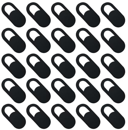 25 Pcs Webcam Cover Slider for Privacy, Phone Camera Cover, Camera Cover, Thin Design Web Camera Cover Slide for Laptop, Desktop, Pc, Tablet, Smartphone and More