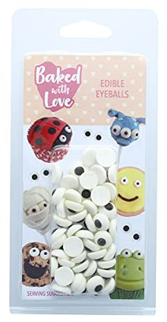 Baked with Love Edible Eyeballs Sugar Decorations, 11.8 g 0650026