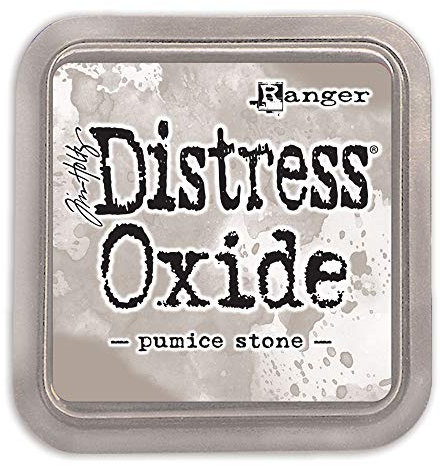 Ranger TDO56140 a 2x2 Raised Pad, with Water-Reactive Dye Ink Tim Holtz Distress Oxide Stempelkissen Pumice Stone, Grau, 7, 6 x 7, 6 cm