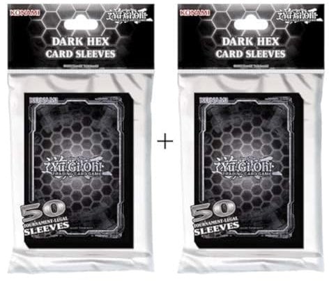 Yu-Gi-Oh!: Dark Hex Card Sleeve (2 Pack) (100 Sleeves)