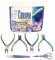 The Beadsmith Chroma-Set zur Schmuckherstellung, 6-teiliges Set, Regenbogen-Titan-Finish, inklusive 4 Zangen mit Pinzette und Schere, passendes Etui im Lieferumfang enthalten