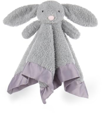 Apricot Lamb Stofftiere, graues Häschen, Kaninchen, Sicherheitsdecke, Kuscheldecke, Plüsch, Baby Lovey (grauer Hase, 33 cm)