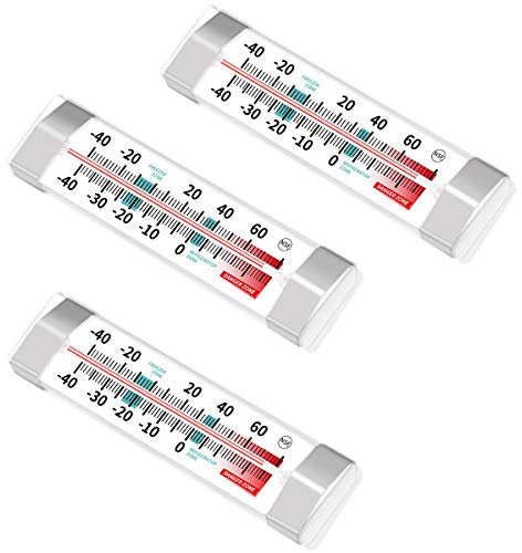 Lot de 3 thermomètres pour réfrigérateur congélateur