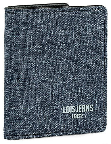 Lois - Portemonnaie Jungen Teenager - Geldbeutel Jungen Teenager mit Jugendlicher Stil - Portemonnaie Herren. Portmonee Jungen Teenager. RFID-Schutz, Blau