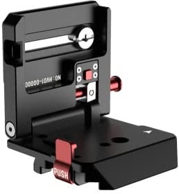 IFOOTAGE Camera L Shape Bracket Mount,Horizontal & Vertical Conversion Aluminum Alloy Plate HV-01,with 1/4” Screw,3/8 &1/4 Thread,for Monopod,Triipod,Slider,Fluid Head,Ball Head,DSLR,Max. Load 5KG