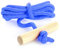 com-four® Premium Schlittenleine mit Holzgriff, extra Starkes Rodelzubehör Zugseil für Schlitten, Made in Germany!