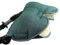 BAMBINIWELT Muff Handwärmer Handschuh für Kinderwagen Buggy mit Lammwolle für warme Hände universal MELIERT (olive MELIERT)