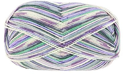 LANA GROSSA Meilenweit 100 Merino extrafine | Hochwertiges Sockengarn, waschmaschinenfest | Handstrickgarn aus 75% Schurwolle & 25% Polyamid | 100g Wolle, Stricken & Häkeln | 420m Garn FB3332