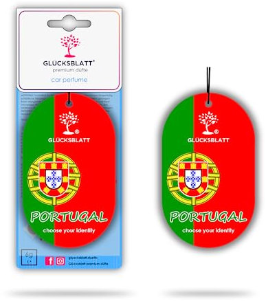 GLÜCKSBLATT premium Autoparfüm Duft Flagge PORTUGAL