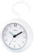 OSTAR Wasserdichte Badezimmer-Duschuhr, analoger Quarz-Uhr, zum Aufhängen, Doppelzweck-Timer, ein AA-batteriebetrieben, 12 cm, runde Größe (Cyan-Blau)