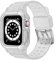 Tasikar Cinturini Sportiva Compatibile con Cinturino Apple Watch 41mm 40mm 38mmcon Cover Paraurti, Banda Robusto con Custodia di Protezione Rialzata per iWatch Series 8 7 6 5 4 3 2 1 SE (Chiaro)