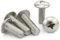 BOUACOUA Viti a Macchina a Croce Acciaio Inox Viti a Testa Tonda Testa di Fungo Bulloni M5x20mm (20 Pezzi)