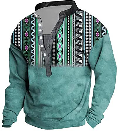 ODJOY-FAN Vintage Front Herren Kapuzenpullover Sportbekleidung Sweatshirt Hoodies Mode Lose 3D Gedruckt Pullover Jacke Kostüm Hoodie Pullover