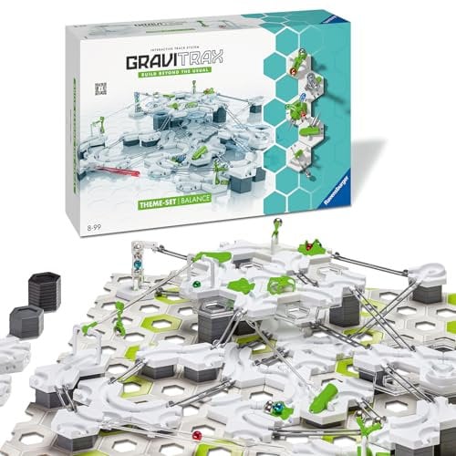 Ravensburger GraviTrax Theme-Set Balance 27470 - Actionreiches GraviTrax Starterset für Deine Kugelbahn - Murmelbahn und Konstruktionsspielzeug ab 8 Jahre