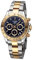 Elysee Herrenuhr Sport Chrono. 40 10 ATM 100% Edelstahl Herren Keramik Lünette Gold 80601, 80602, 80603, 80604, 80605, 80612
