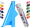 VEGIXO Heat Transfer Vinyl Sky Blue 12 x 8 Ft Iron-On Vinyl Roll, Perfect for T-Shirts & Crafts