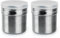 ds. distinctive style Shaker per zucchero a velo, 2 pezzi, shaker per cannella, per caffè, bar, in acciaio inox, con coperchio, per pepe, farina e cacao (piccolo, 200 ml)
